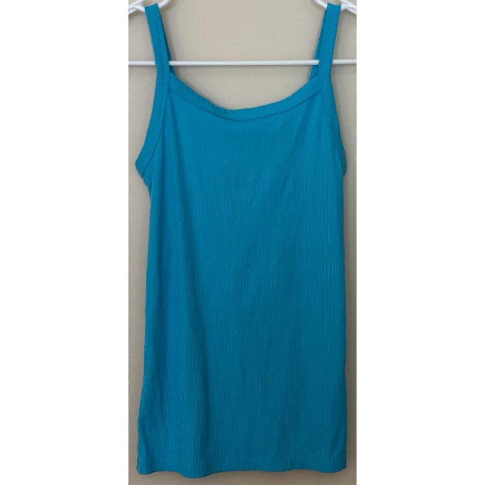 No Boundaries Teal Blue Spaghetti Strap Tank Layer Women's Sz XS